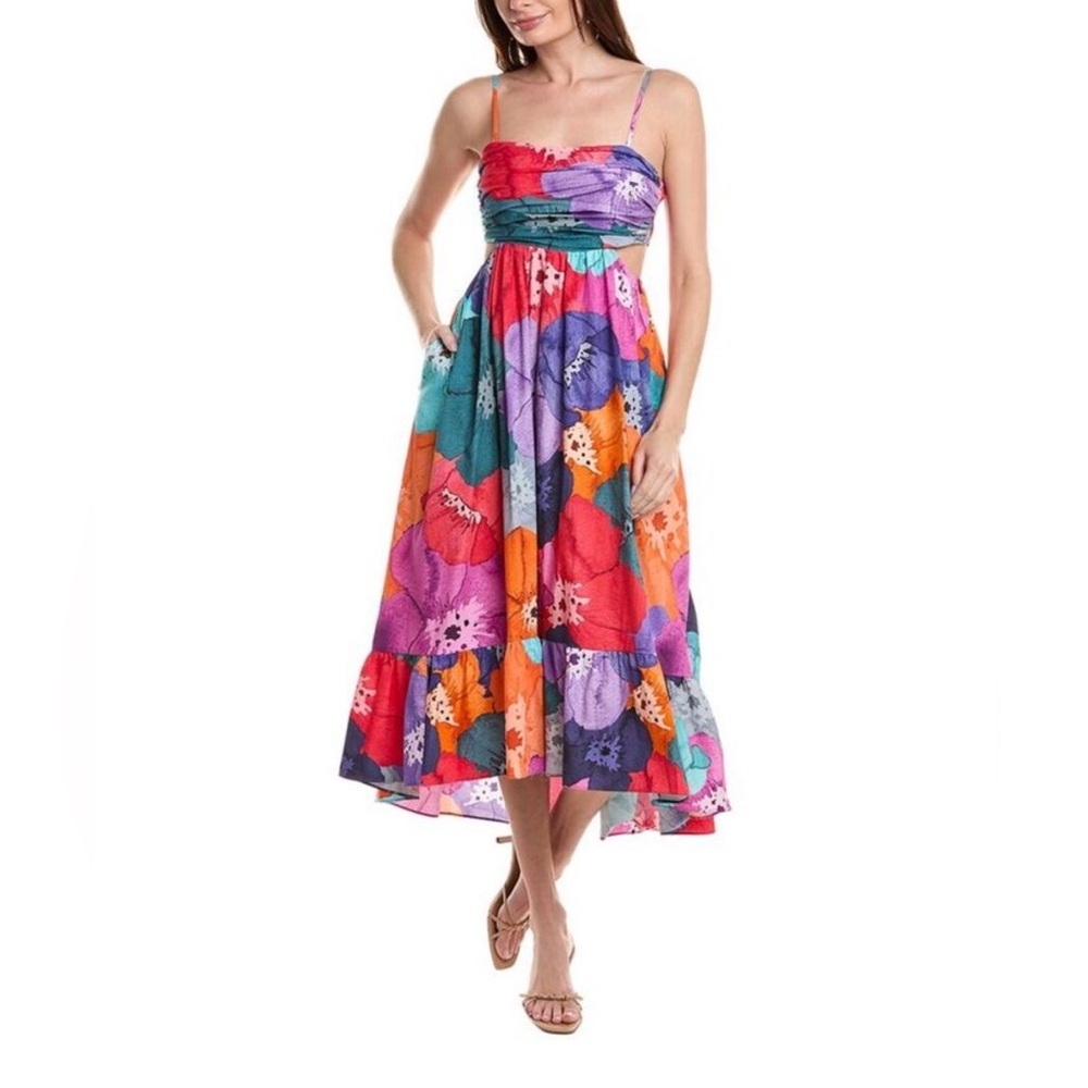 Hutch Mabel Cutout Floral Maxi Dress